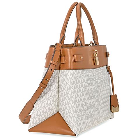 michael michael kors gramercy signature satchel|MICHAEL Michael Kors Gramercy Signature Satchel .